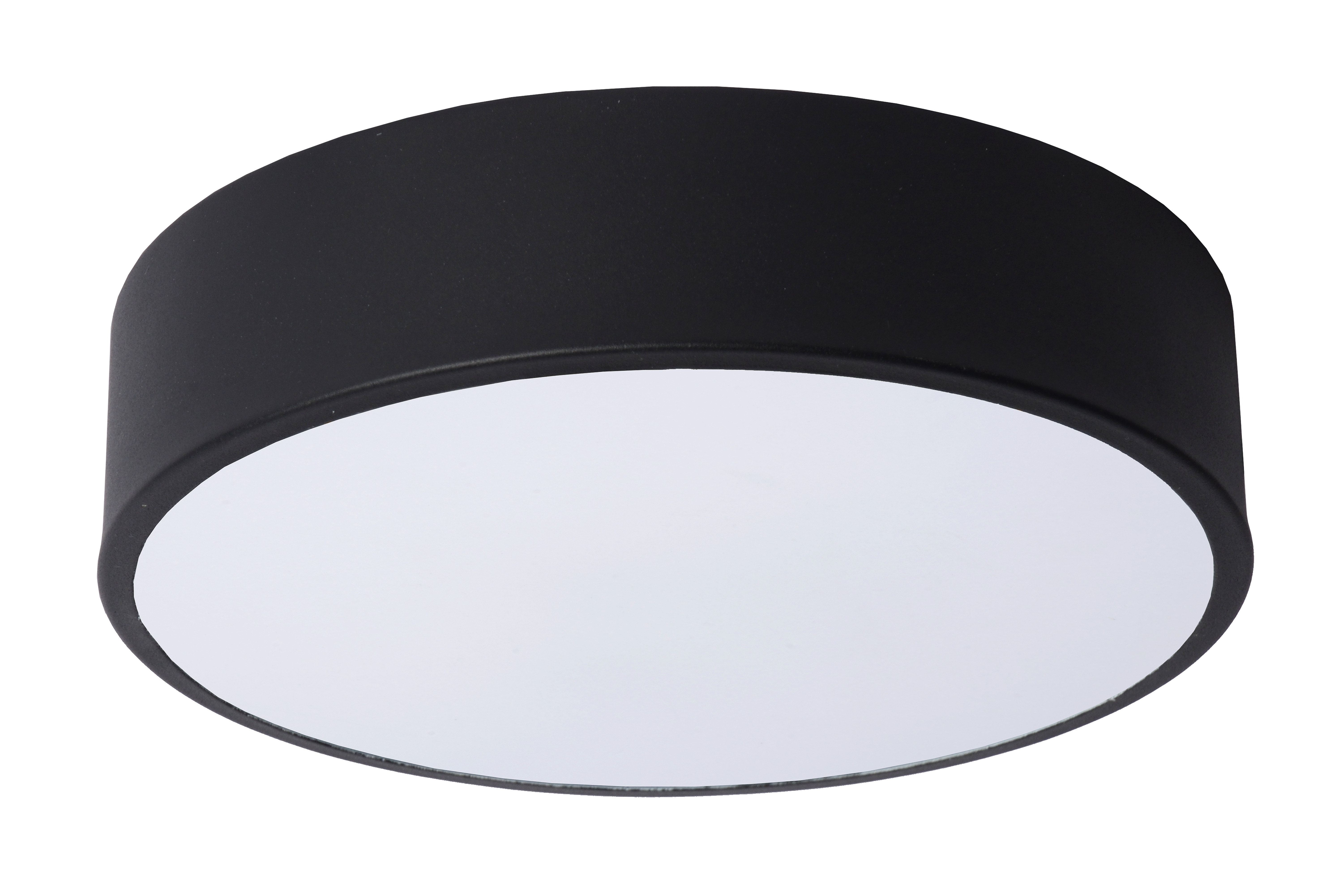 Flush ceiling shop light black